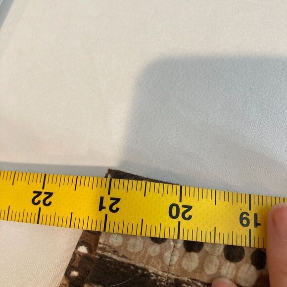 Chicos Women's Dark‎ Floral Boho Capri Pants Size 2 Beachy Lounging Vacation - Picture 12 of 12